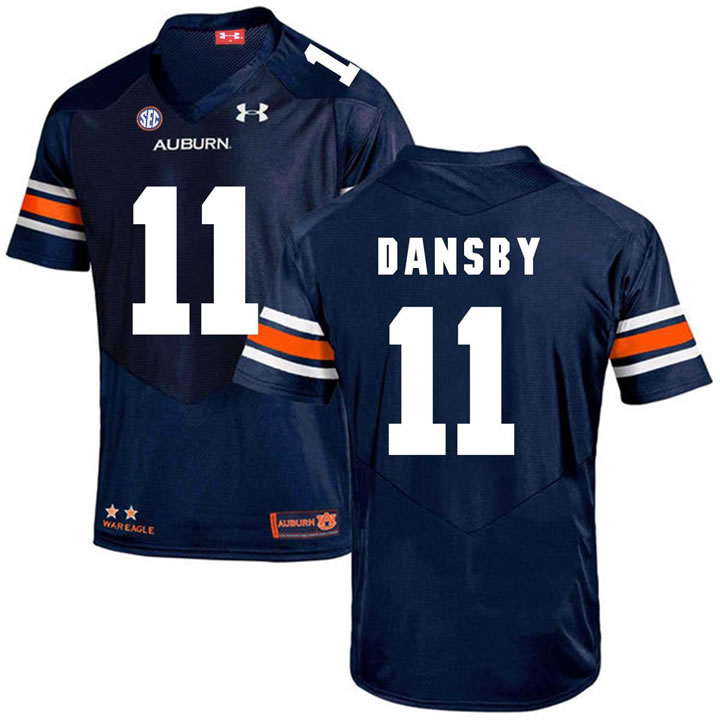 Auburn Tigers #11 Karlos Dansby Navy College Football Jersey DingZhi